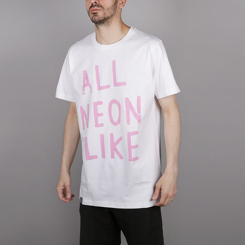 мужская белая футболка Wemoto Neon 11113-200 - цена, описание, фото 1